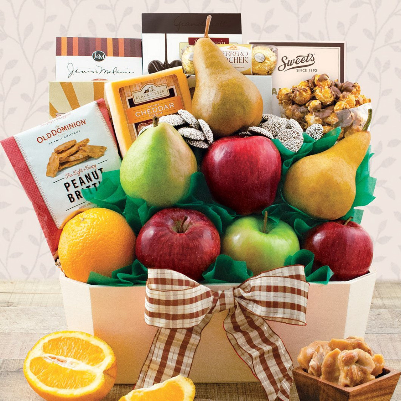 Abundant Harvest Fruit & Snacks Gift Basket