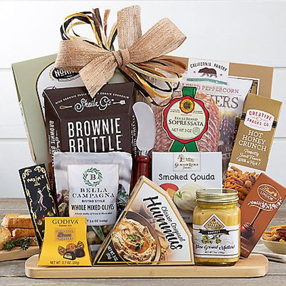 Gourmet Charcuterie: Cheese Gift Basket