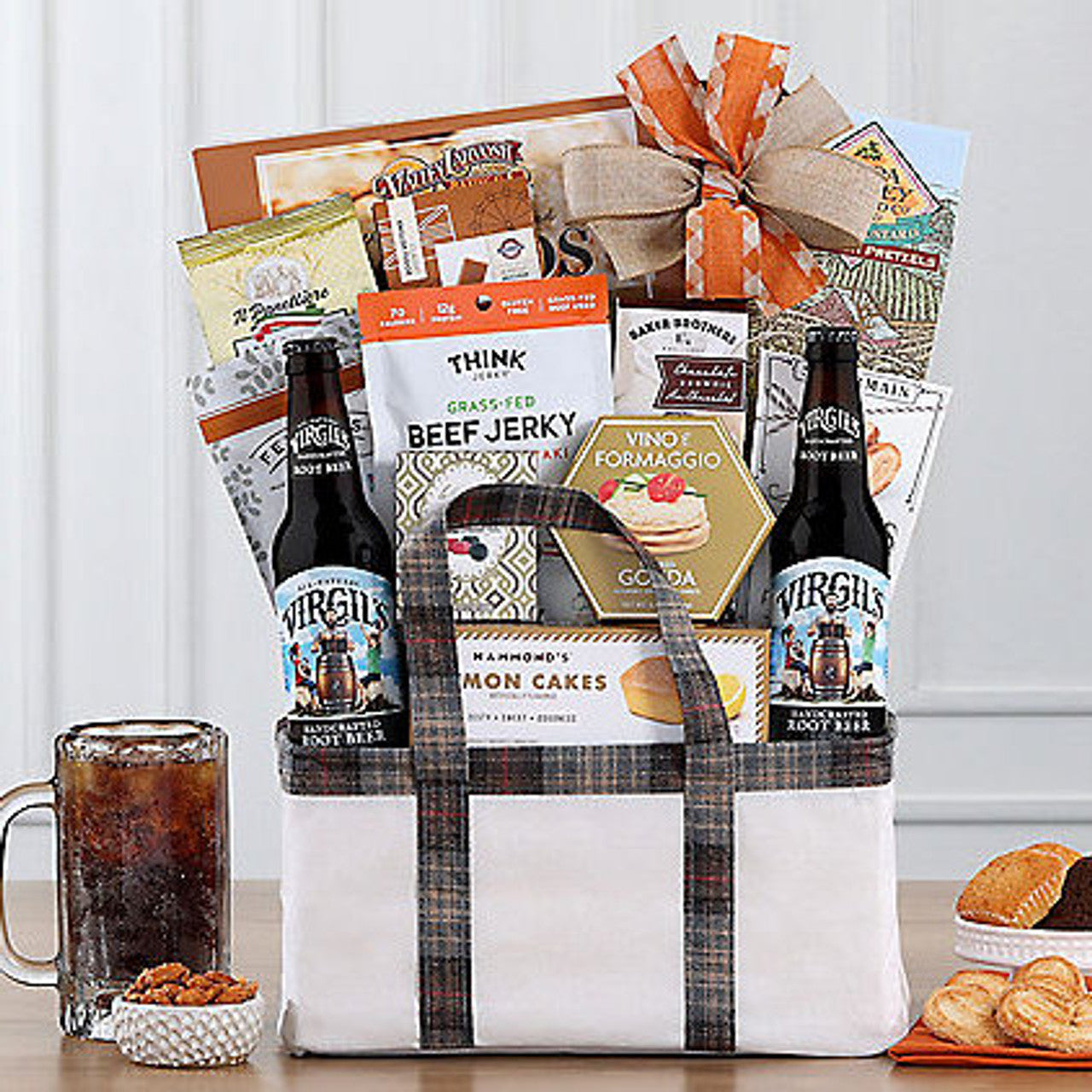 Artisan Root Beer & Snacks: Gourmet Gift Basket